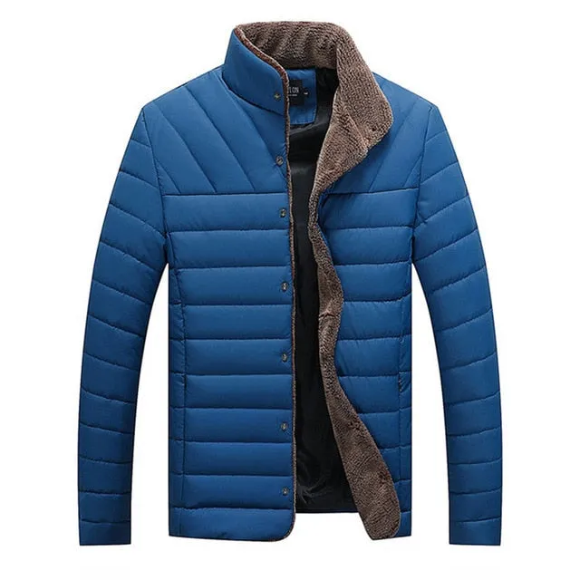 Mountainskin 2018 Autumn Winter Men Warm Jacket Casual Parkas Men's Coat Single Breasted Outerwear Mens Brand Clothing 5XL SA415
