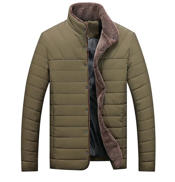 Mountainskin 2018 Autumn Winter Men Warm Jacket Casual Parkas Men's Coat Single Breasted Outerwear Mens Brand Clothing 5XL SA415