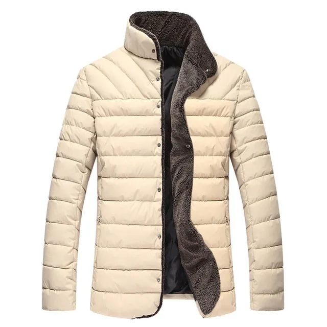 Mountainskin 2018 Autumn Winter Men Warm Jacket Casual Parkas Men's Coat Single Breasted Outerwear Mens Brand Clothing 5XL SA415