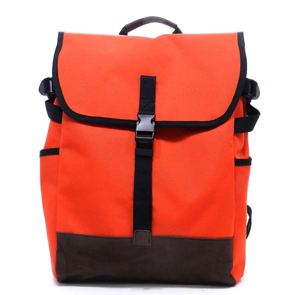 mustard Canvas form L backpack bag tablet Blanc Belt I Pad laptop yellow pockets