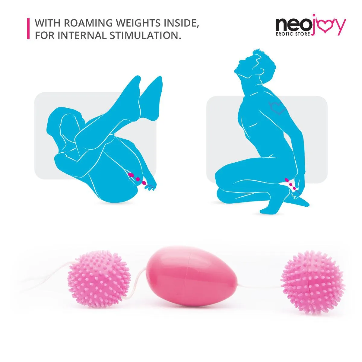 Neojoy Stimulating Balls Geisha Balls for Pelvic Training - Exercise Weights Toy