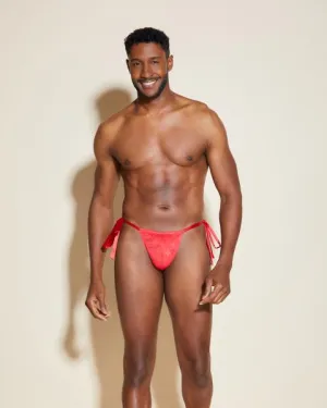 Never Say Never Mens Italian Thong - Rossetto/Rossetto -
