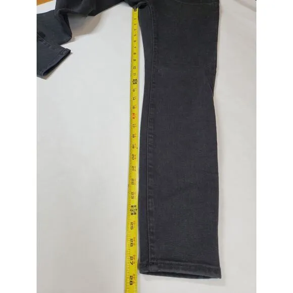 New EVERLANE Womens 29 Jeans The Way High Skinny Stretch Black High Rise