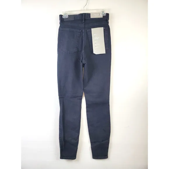 New EVERLANE Womens 29 Jeans The Way High Skinny Stretch Black High Rise