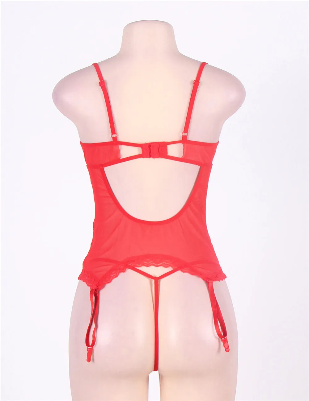 New Plus Size Egypt Lace Teddy With A Front Keyhole
