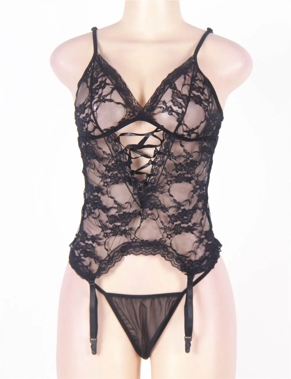 New Plus Size Egypt Lace Teddy With A Front Keyhole
