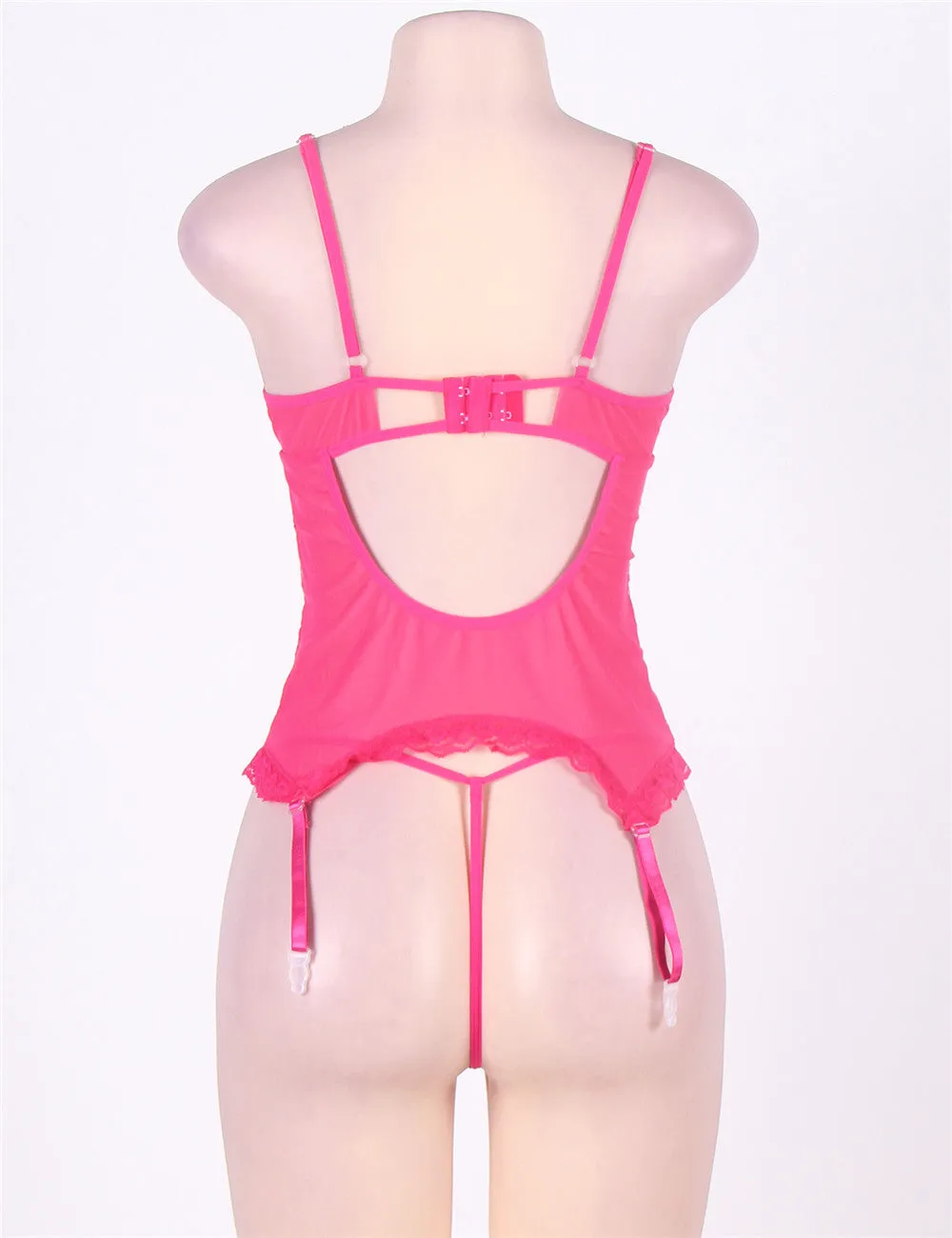 New Plus Size Egypt Lace Teddy With A Front Keyhole