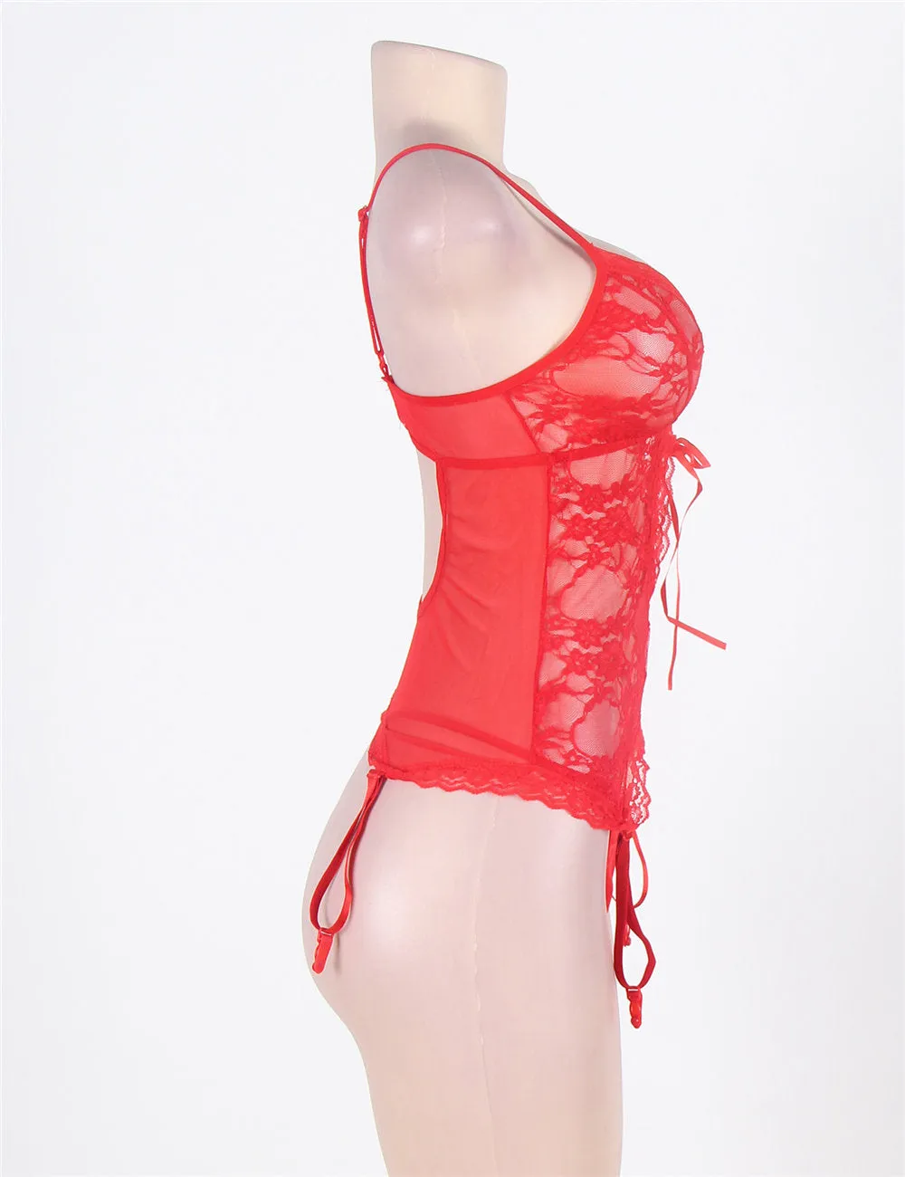 New Plus Size Egypt Lace Teddy With A Front Keyhole
