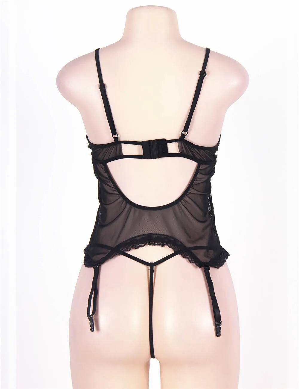 New Plus Size Egypt Lace Teddy With A Front Keyhole