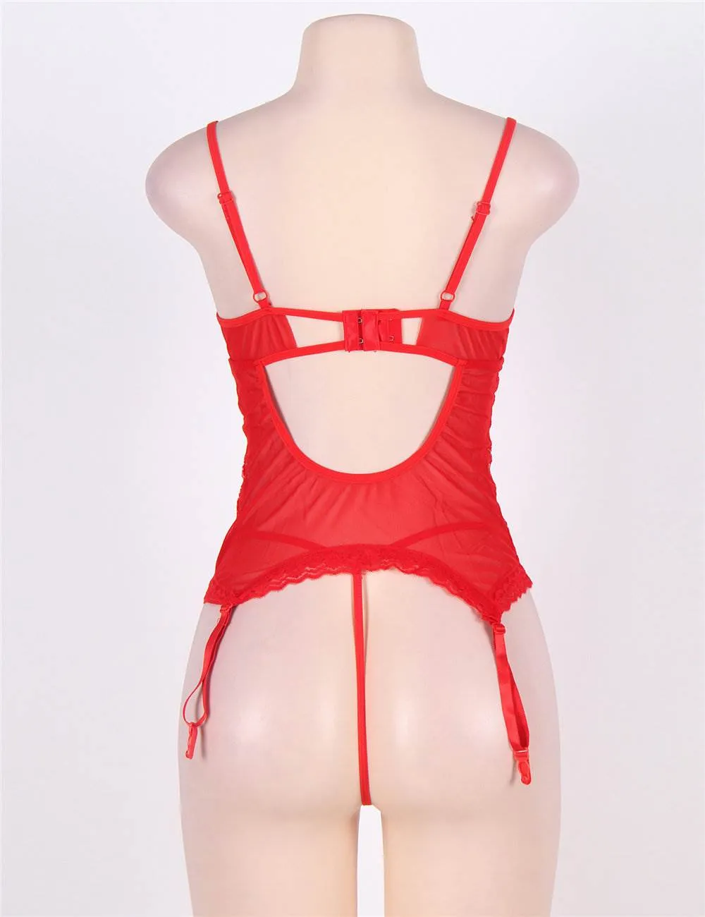New Plus Size Egypt Lace Teddy With A Front Keyhole