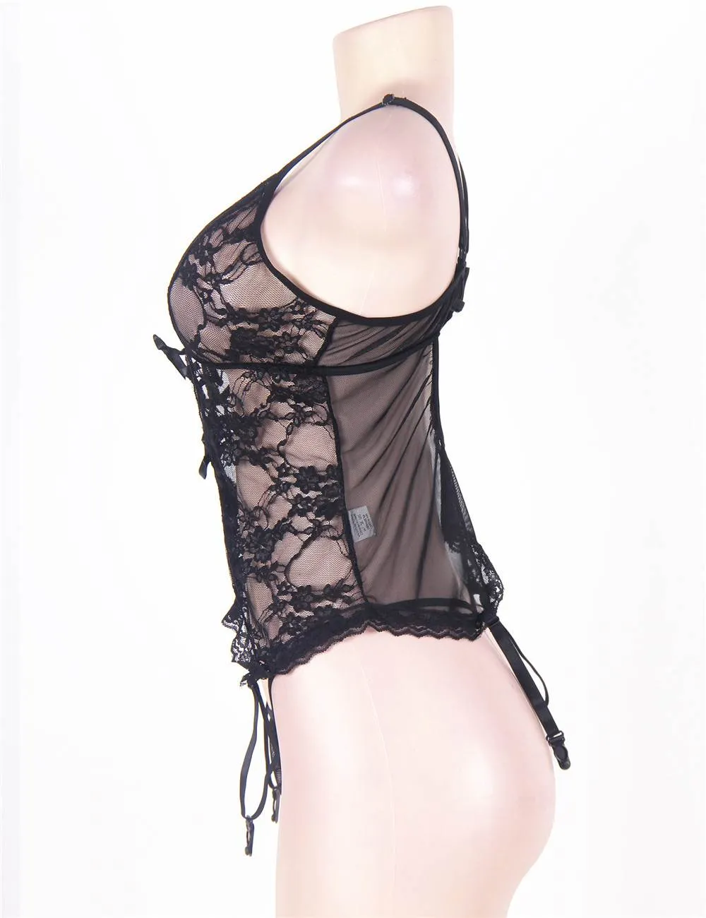 New Plus Size Egypt Lace Teddy With A Front Keyhole