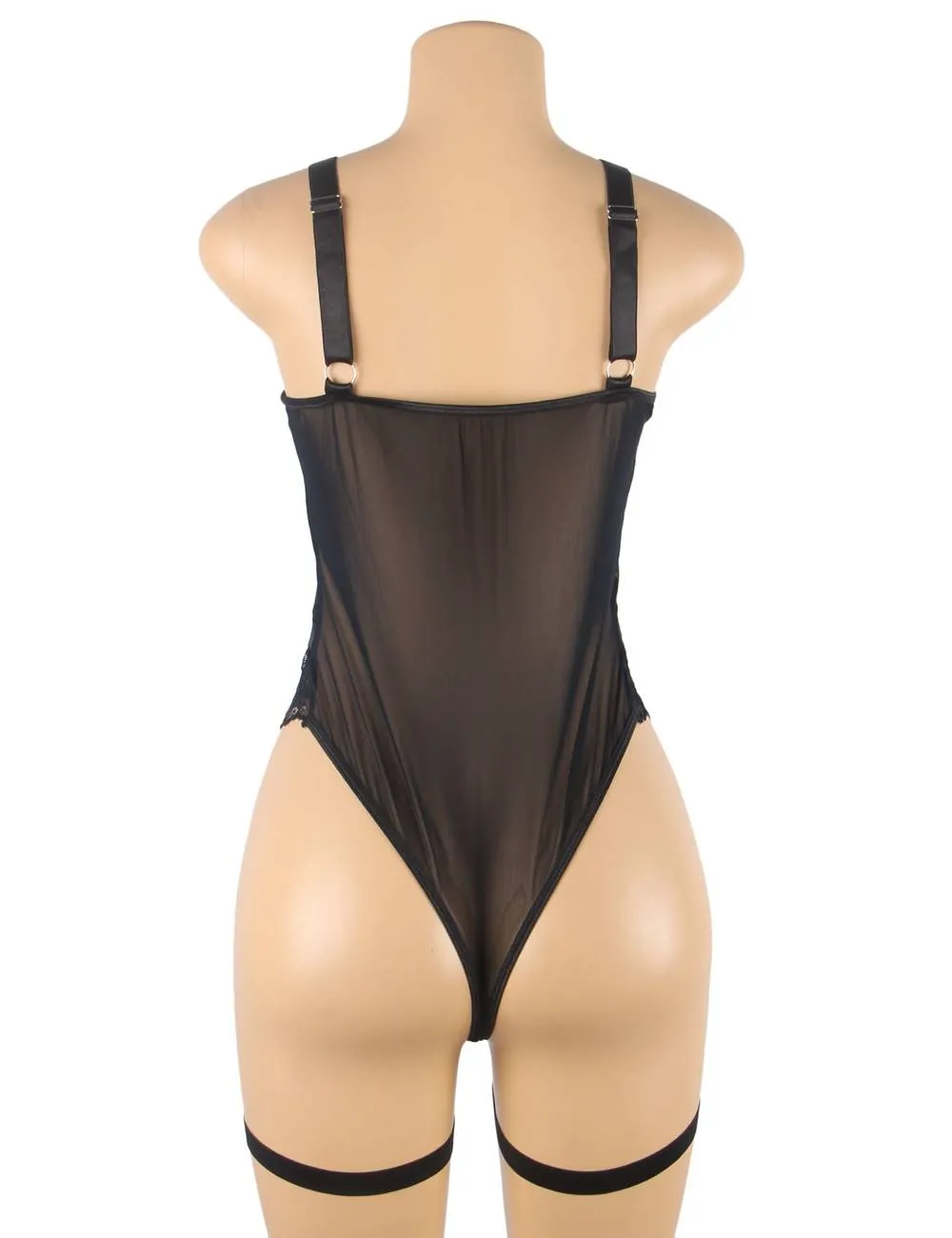 New Sexy Slim Lace Garter Leg Ring Teddy