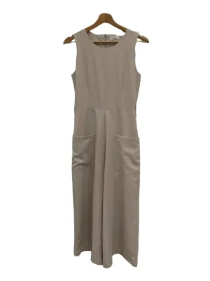 Nude Roundneck Sleeveless Jumpsuit