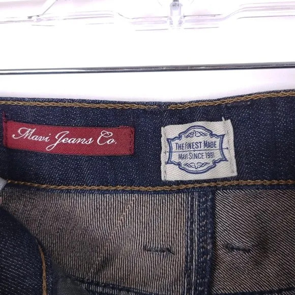 NWT Mavi Molly Bootcut Jeans Size 26 Mid Rise Dark Wash