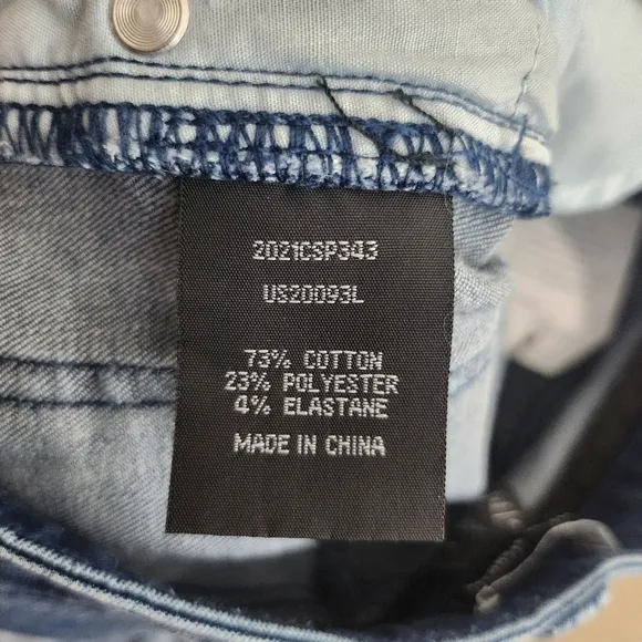 NWT Universal Standard Seine women's blue cotton high rise skinny jeans Large