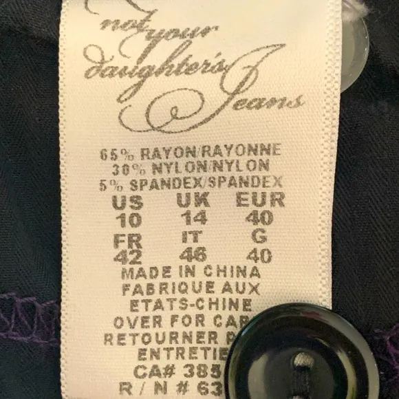 NYDJ Black Jeans