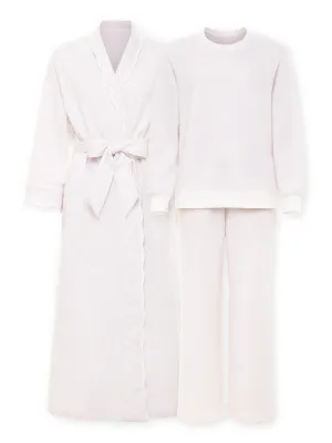 Oatmeal Bundle: Robe   Loungewear Set