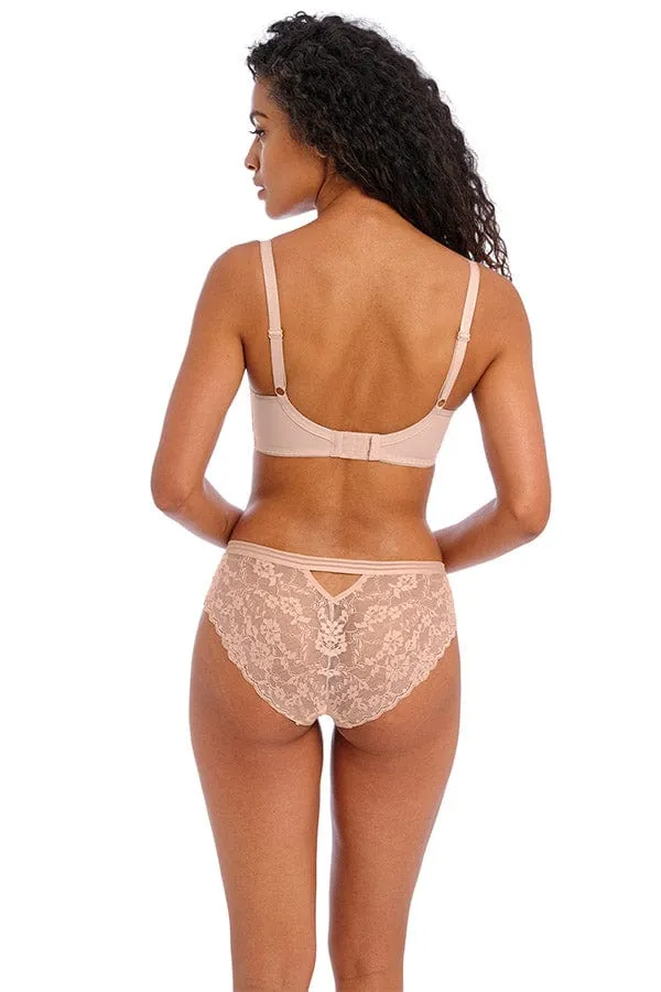 Offbeat Moulded Demi T-Shirt Bra - Beige