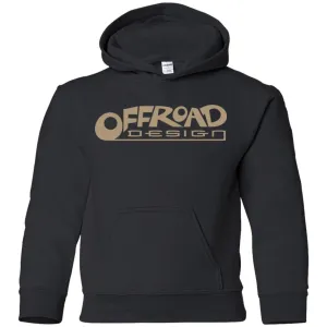 Offroad Design beige logo G185B Gildan Youth Pullover Hoodie