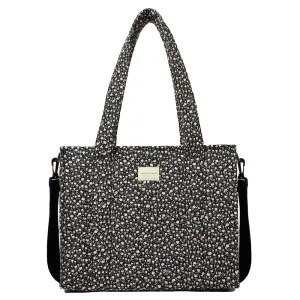 On The Go Tote Black Floral