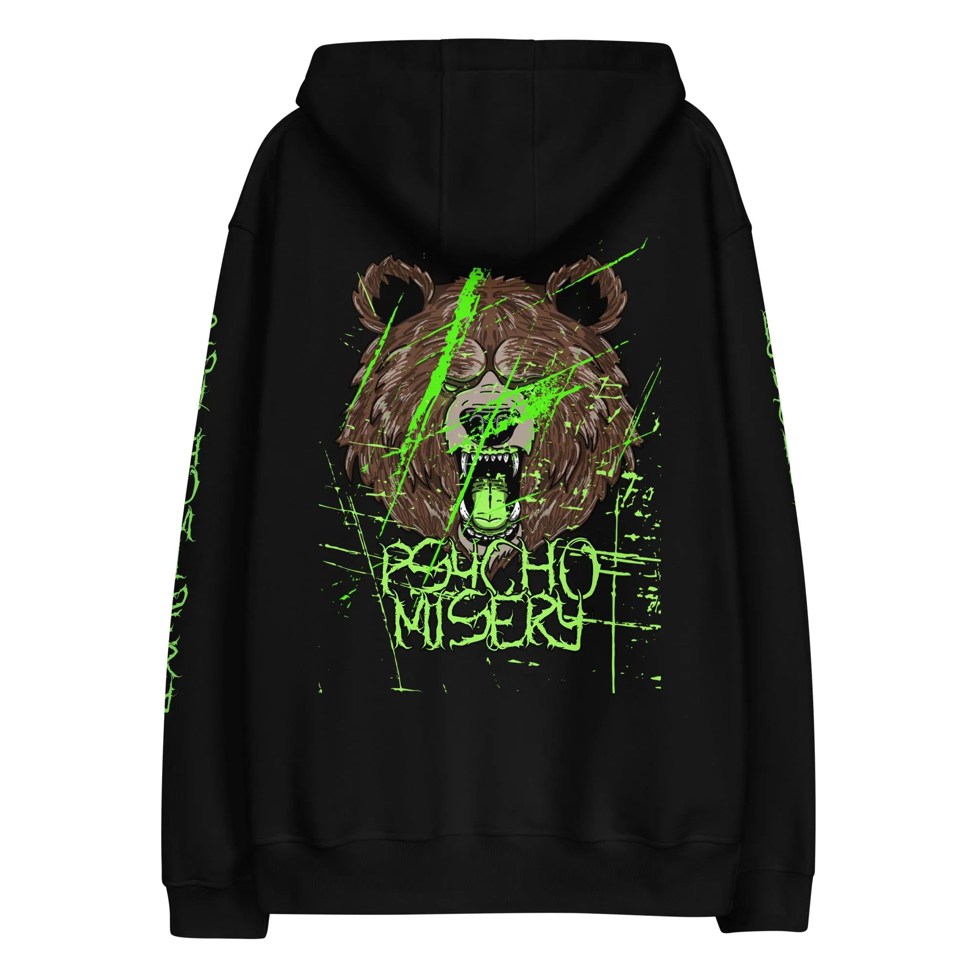 ORGANIC COTTON MEN'S HOODIE PSYCHO MISERY