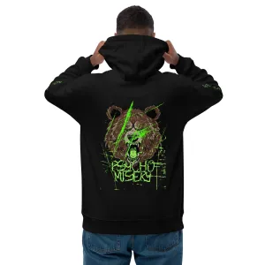 ORGANIC COTTON MEN'S HOODIE PSYCHO MISERY