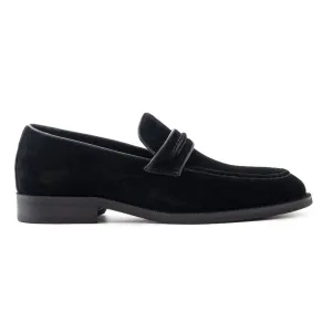 OURTHREE Andrew Suede Leather Loafers Men - BLK