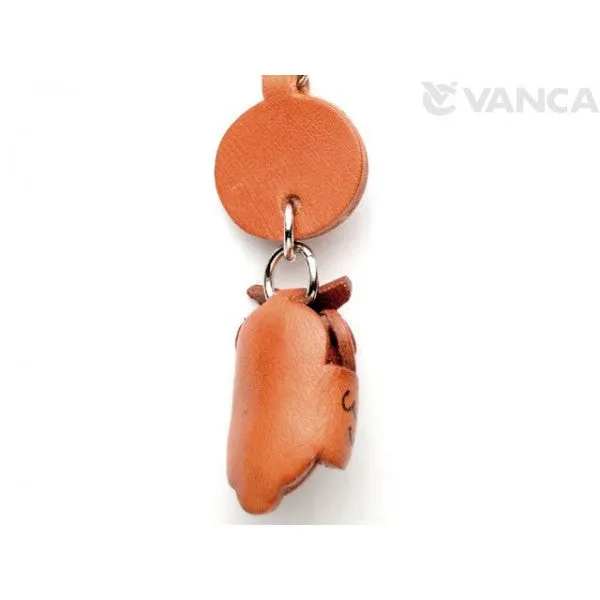 Owl Japanese Leather Keychains Animal