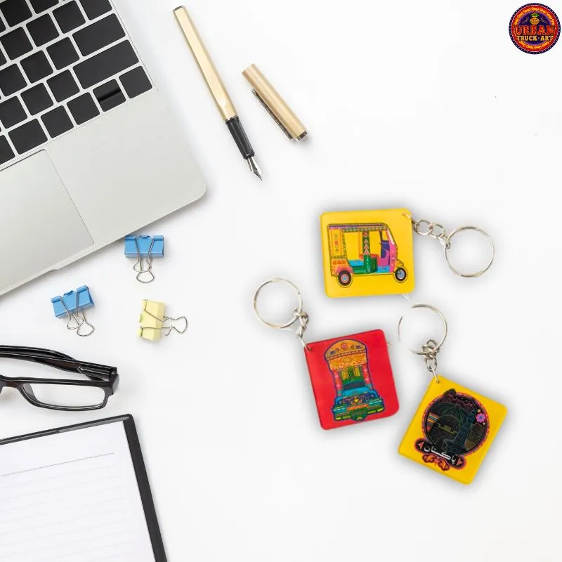 Pakistani Truck Art Keychains