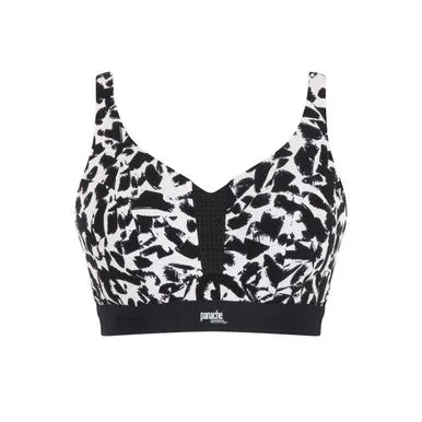Panache Ultra Perform Wired Non Padded Sports Bra Mono Print