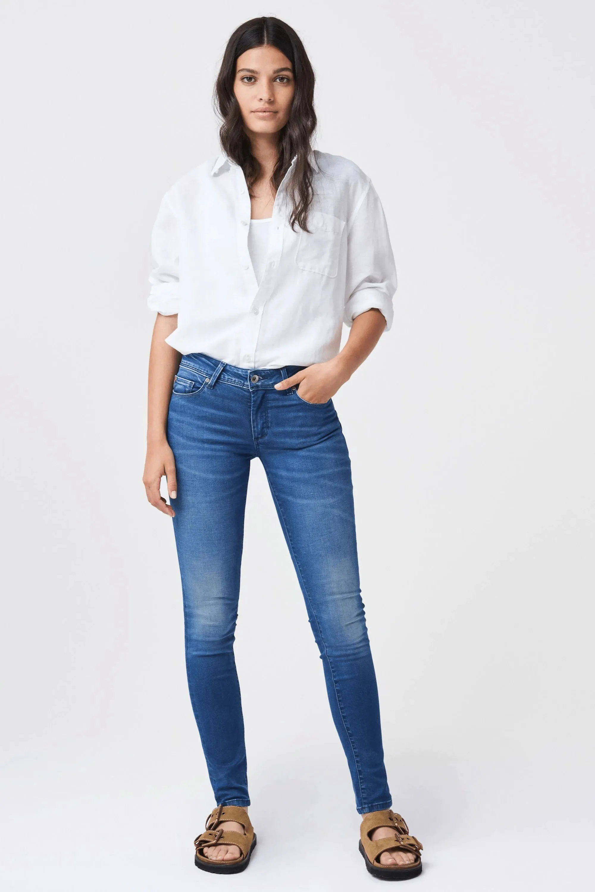 Pantalones vaqueros push up wonder skinny soft touch