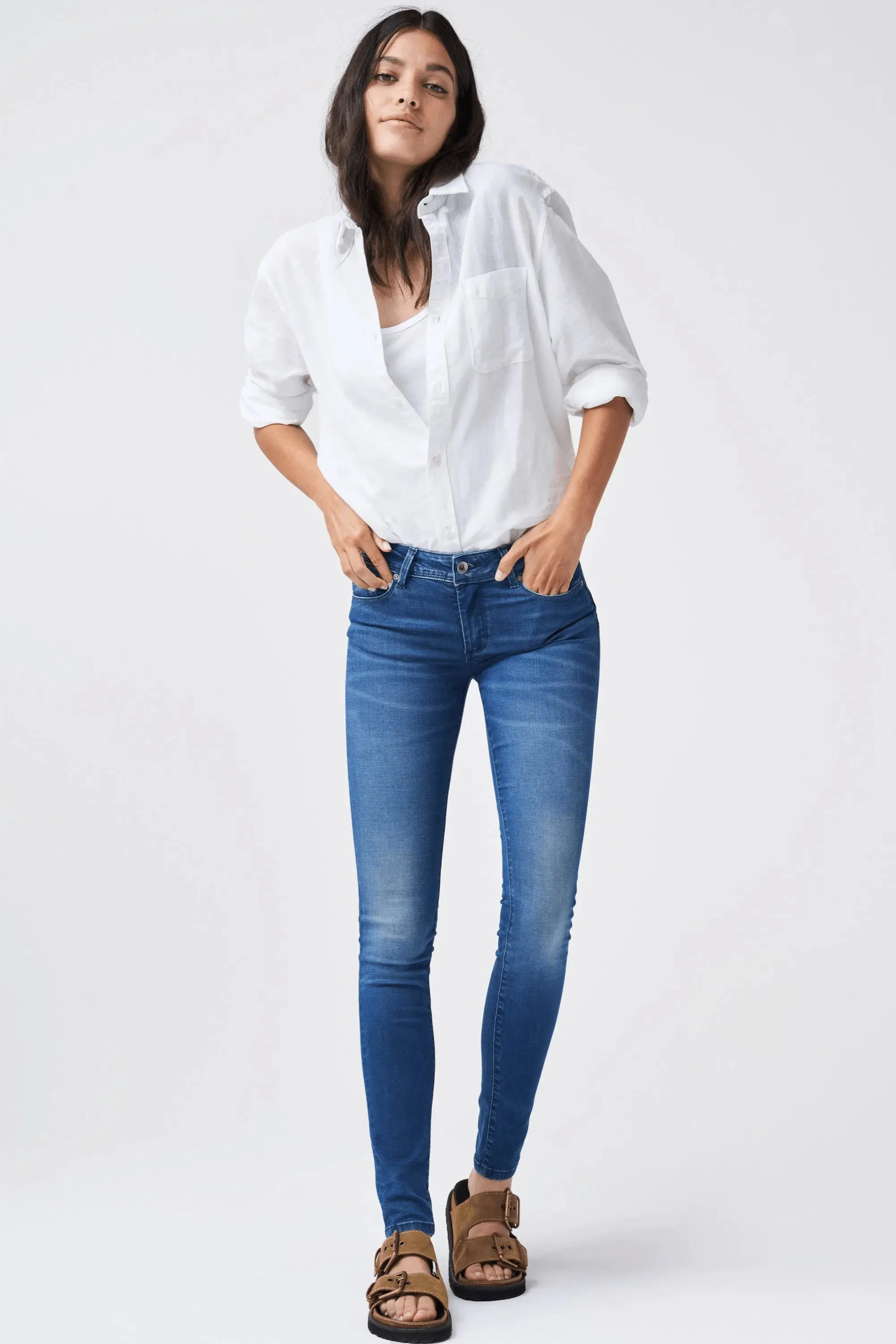 Pantalones vaqueros push up wonder skinny soft touch