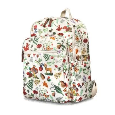 Paris Garden Backpack Roses Navy - Nathalie Lete