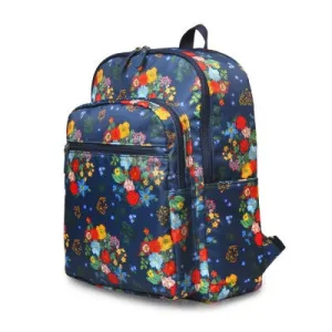 Paris Garden Backpack Roses Navy - Nathalie Lete