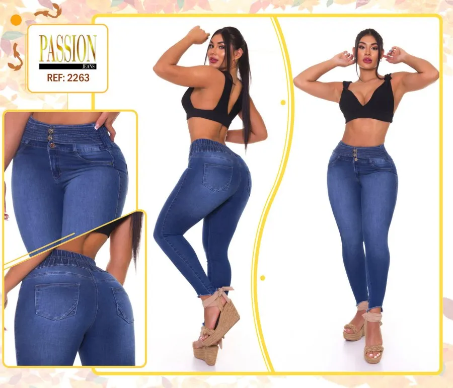 Pasion P2263 100% Authentic Colombian Push Up Jeans