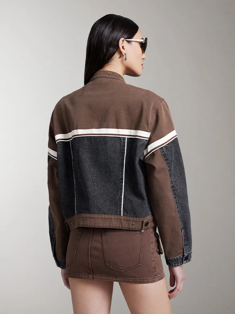 Patchwork Denim Jacket