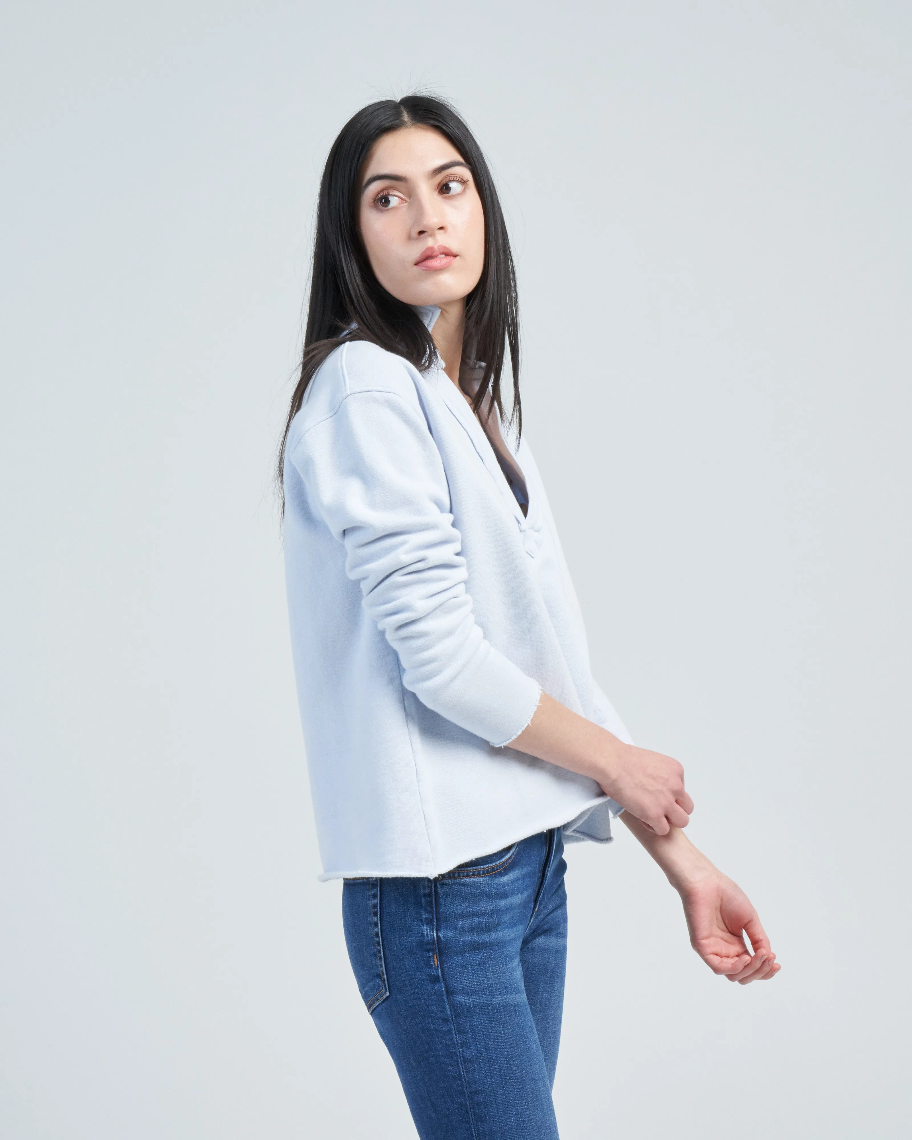 patrick popover henley triple fleece