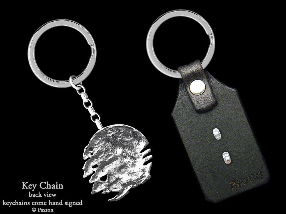 Peace Bonsai Key Chain / Key Ring Sterling Silver