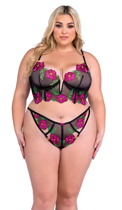 Peony Paradise 2-Piece Bra Set - LI682