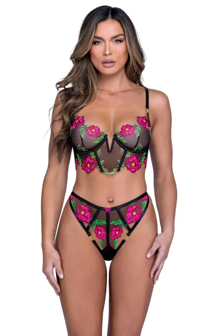 Peony Paradise 2-Piece Bra Set - LI682