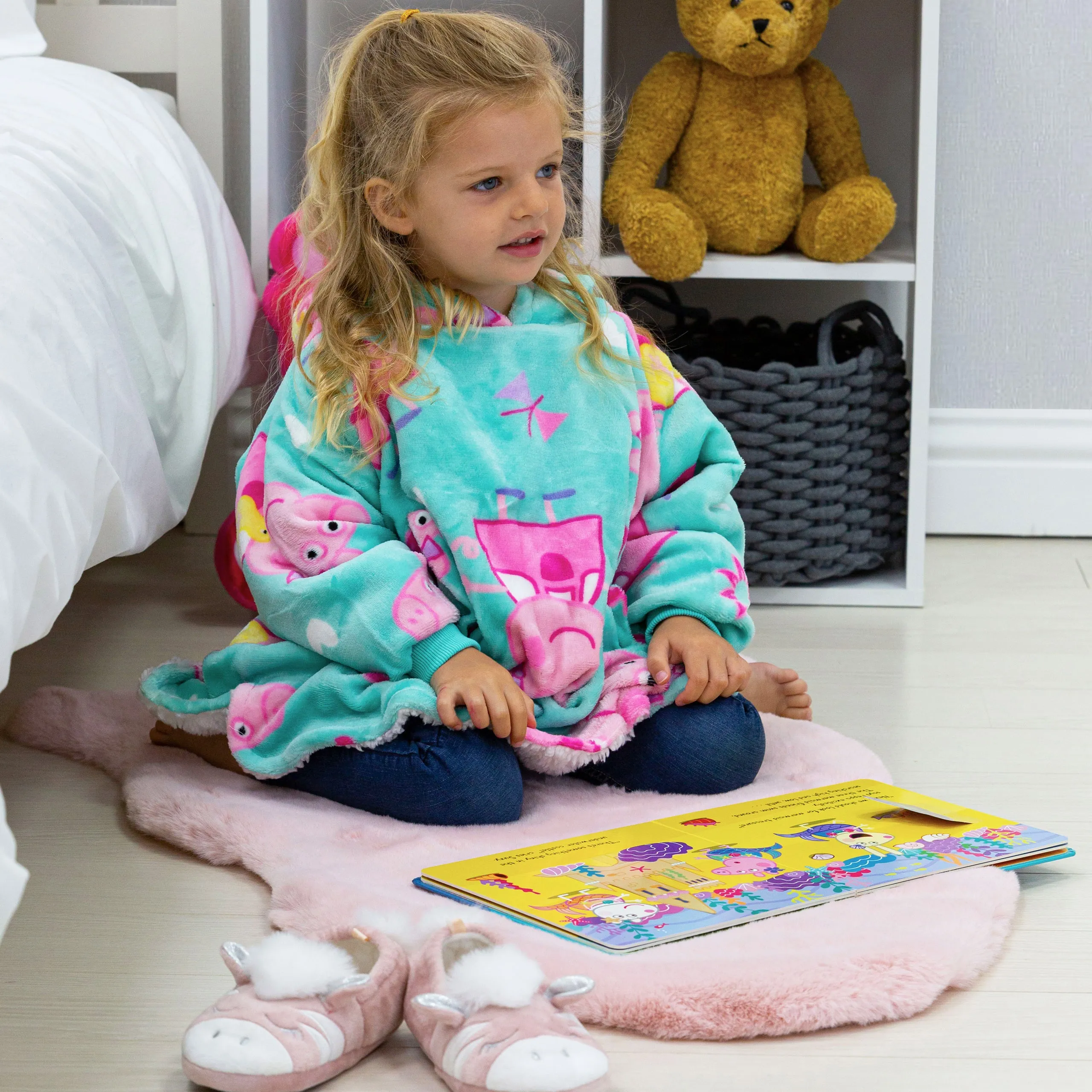 Peppa Pig Fleece Hoodie Blanket