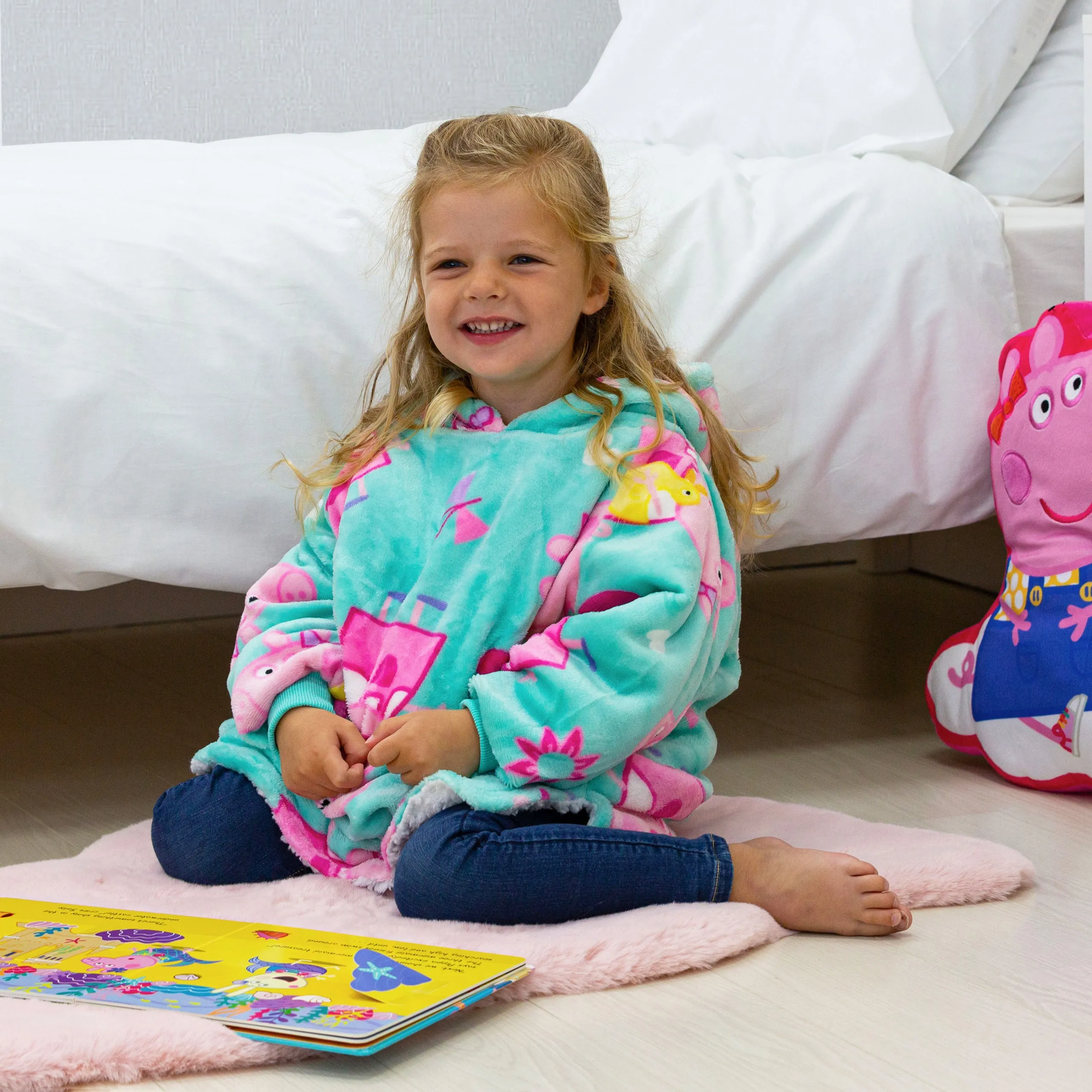 Peppa Pig Fleece Hoodie Blanket