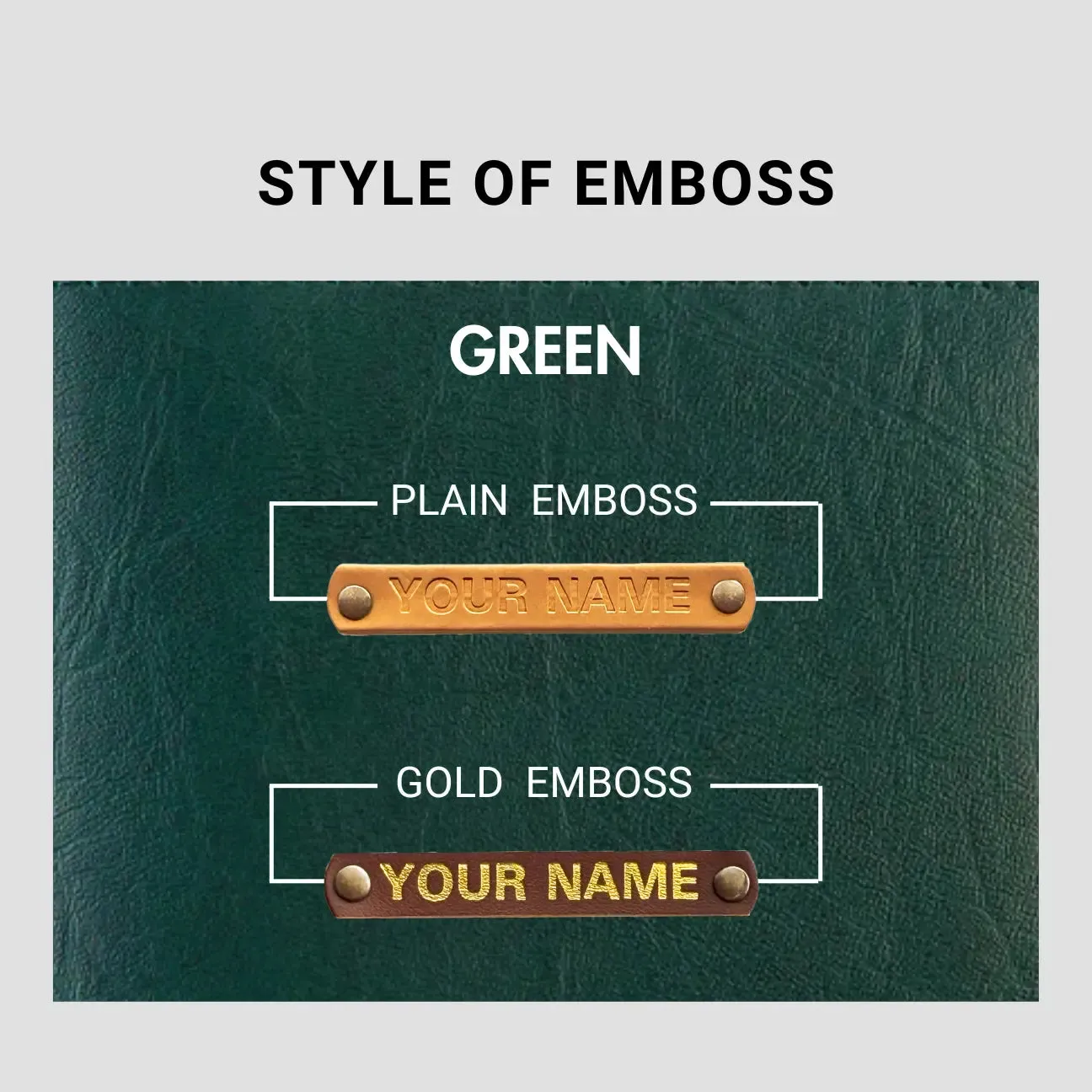 PERSONALISED KEYCHAIN - GREEN