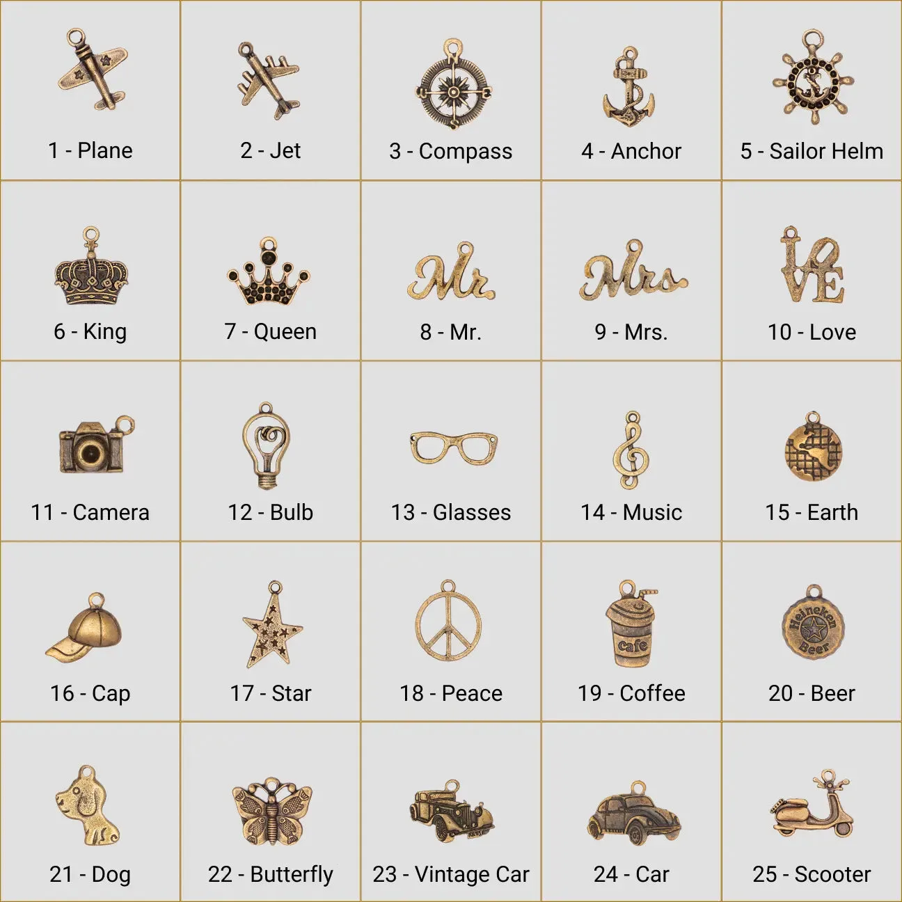 PERSONALISED KEYCHAIN - TAN