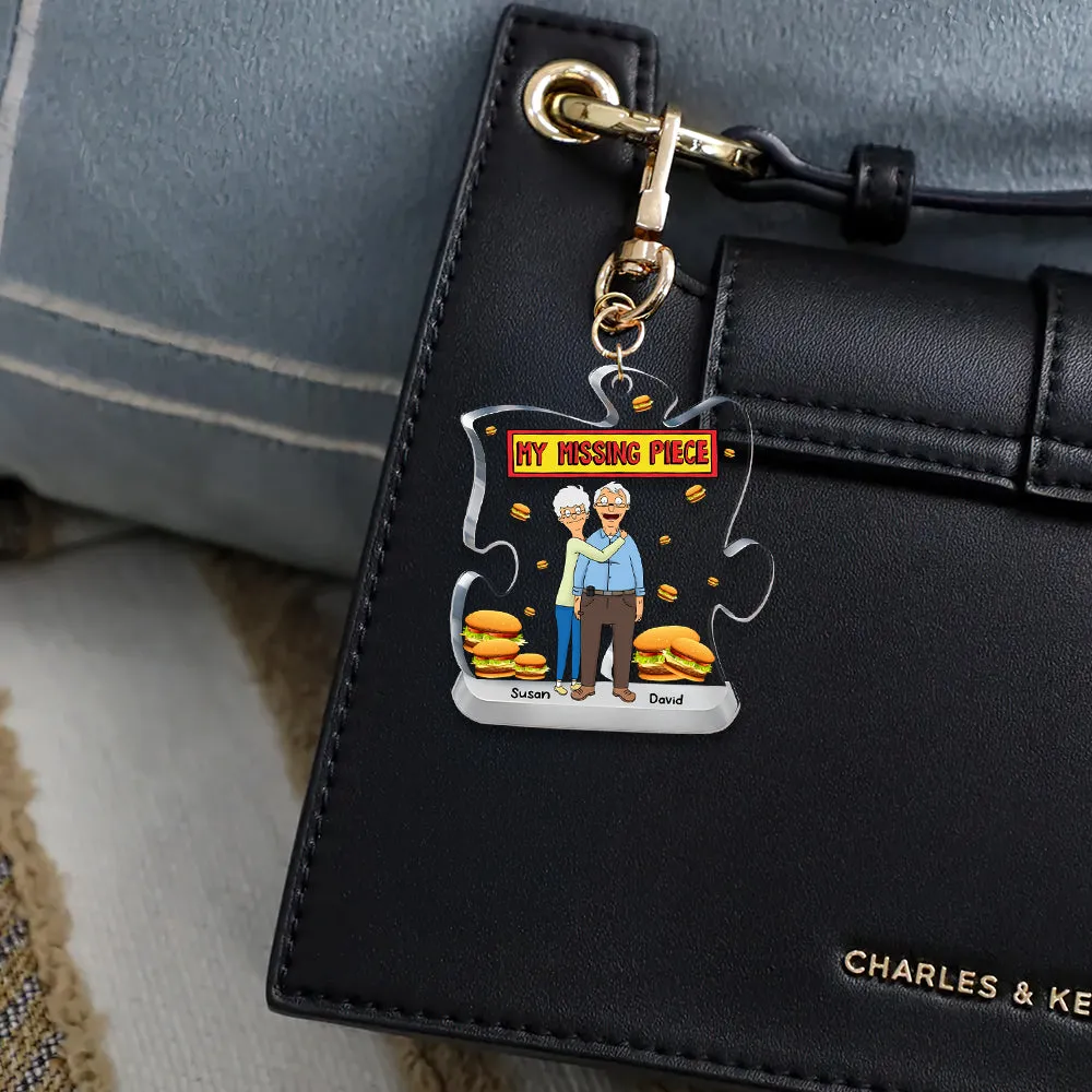 Personalized Gifts For Couple Keychain My Missing Piece 03OHMH140225HG