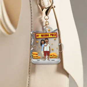 Personalized Gifts For Couple Keychain My Missing Piece 03OHMH140225HG