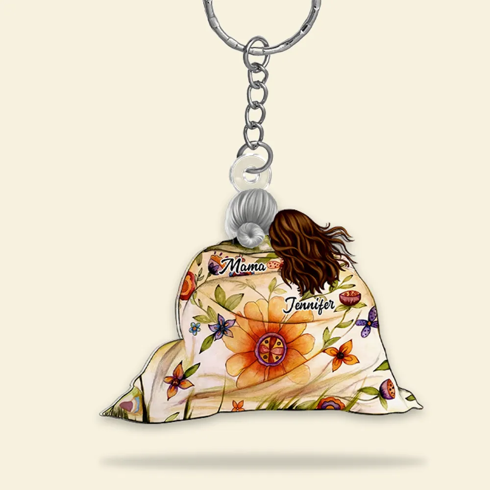 Personalized Gifts For Mom Keychain Mom And Daughters 02QHHU250225HH