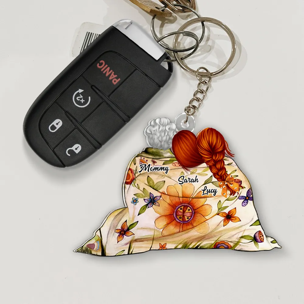 Personalized Gifts For Mom Keychain Mom And Daughters 02QHHU250225HH