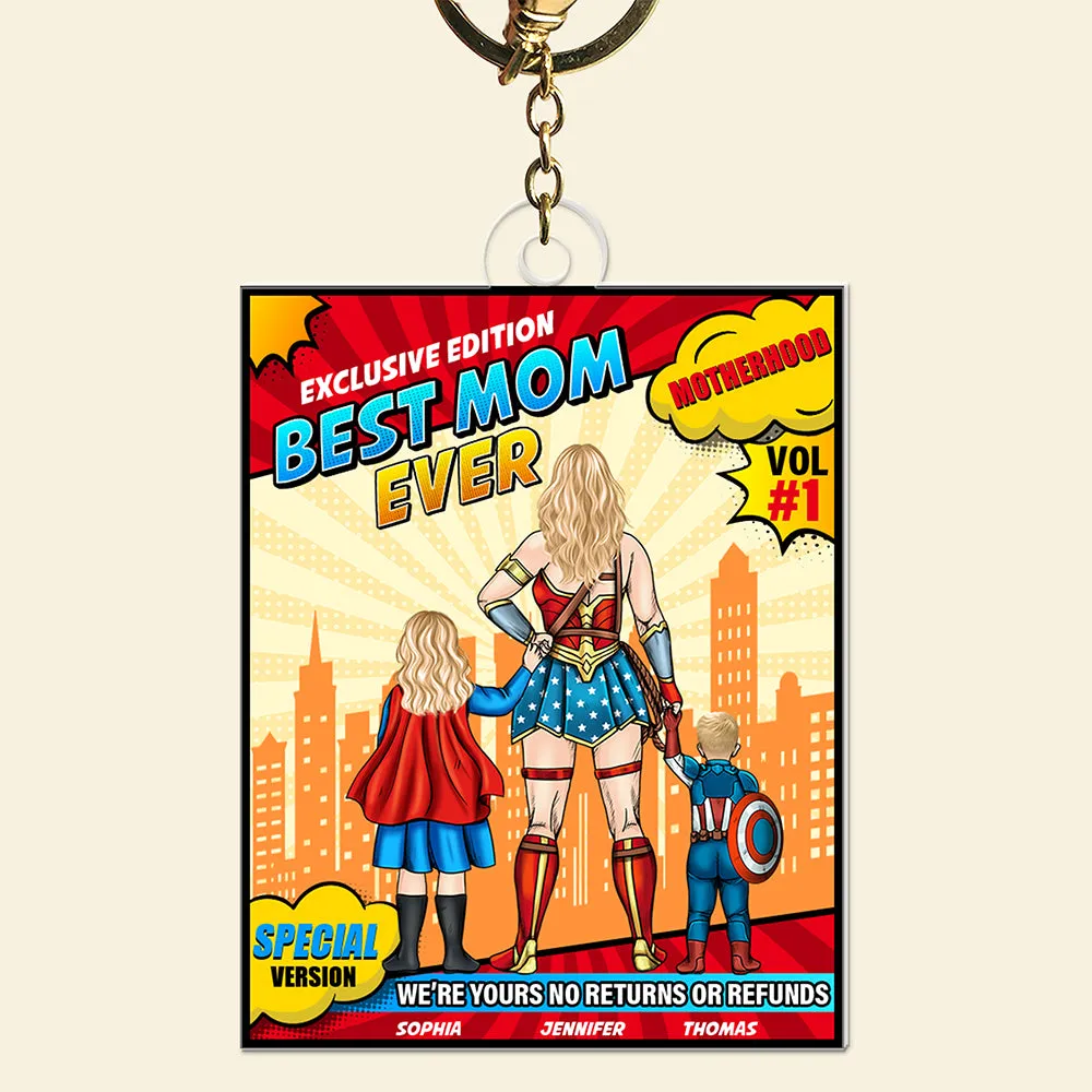 Personalized Gifts For Mom Keychain Motherhood Special Version 01TOQN100325PA