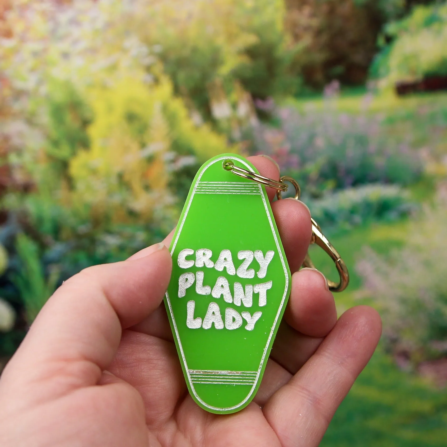 Personalized Retro Motel Keychain